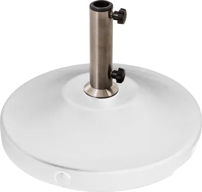 Jaida White 80 lb. Free Standing Umbrella Base With Wheel