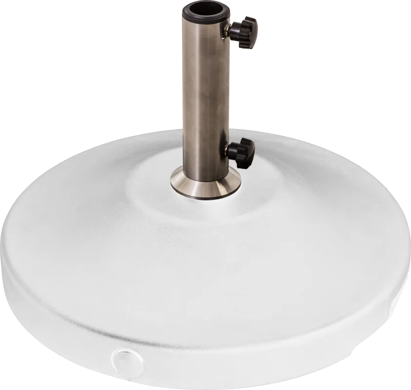 Jaida White 80 lb. Free Standing Umbrella Base With Wheel