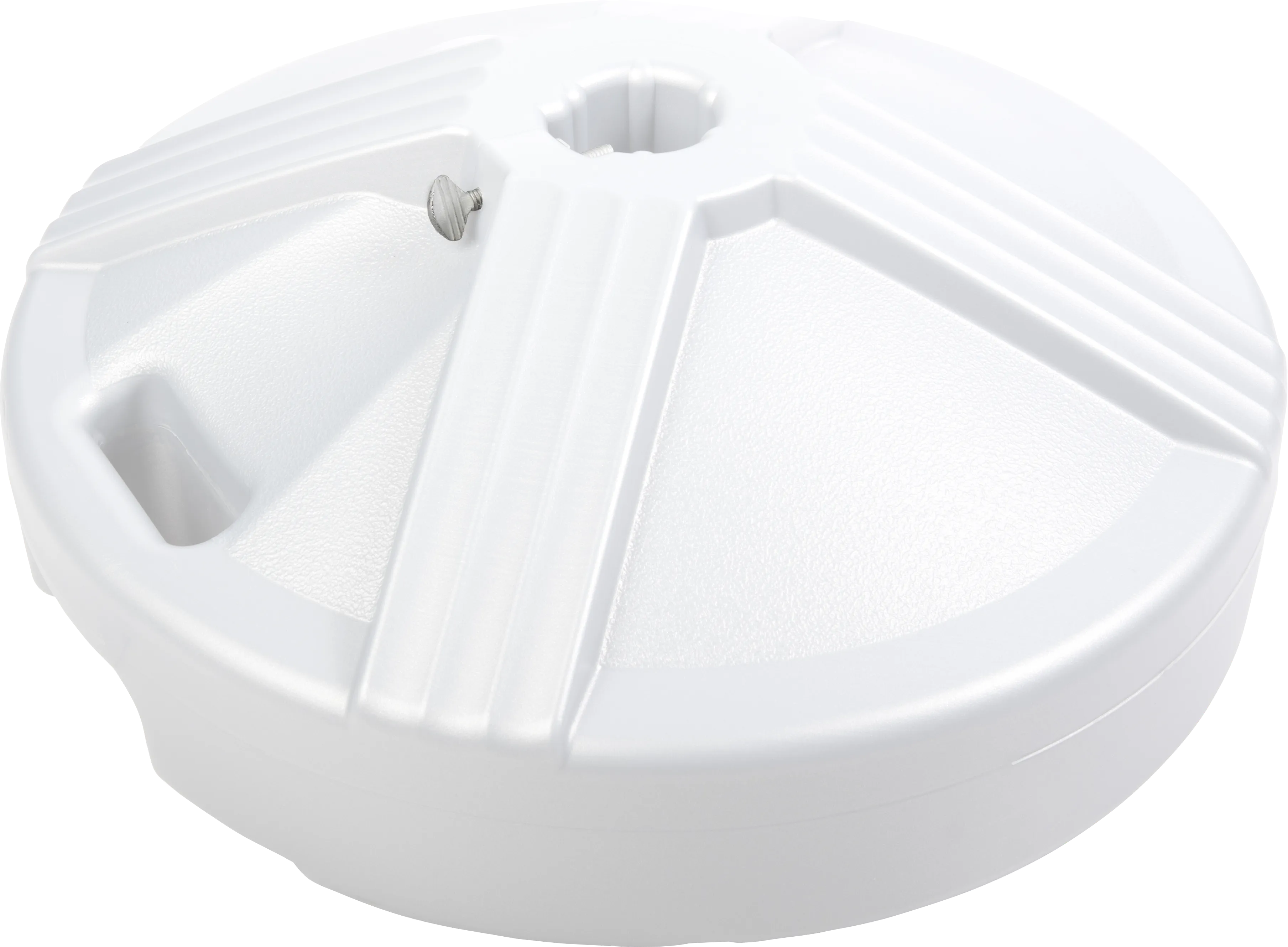 Neala White 50 lb. Dining Table Umbrella Base - Thumbnail - Image 1