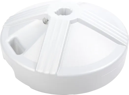 Neala White 50 lb. Dining Table Umbrella Base