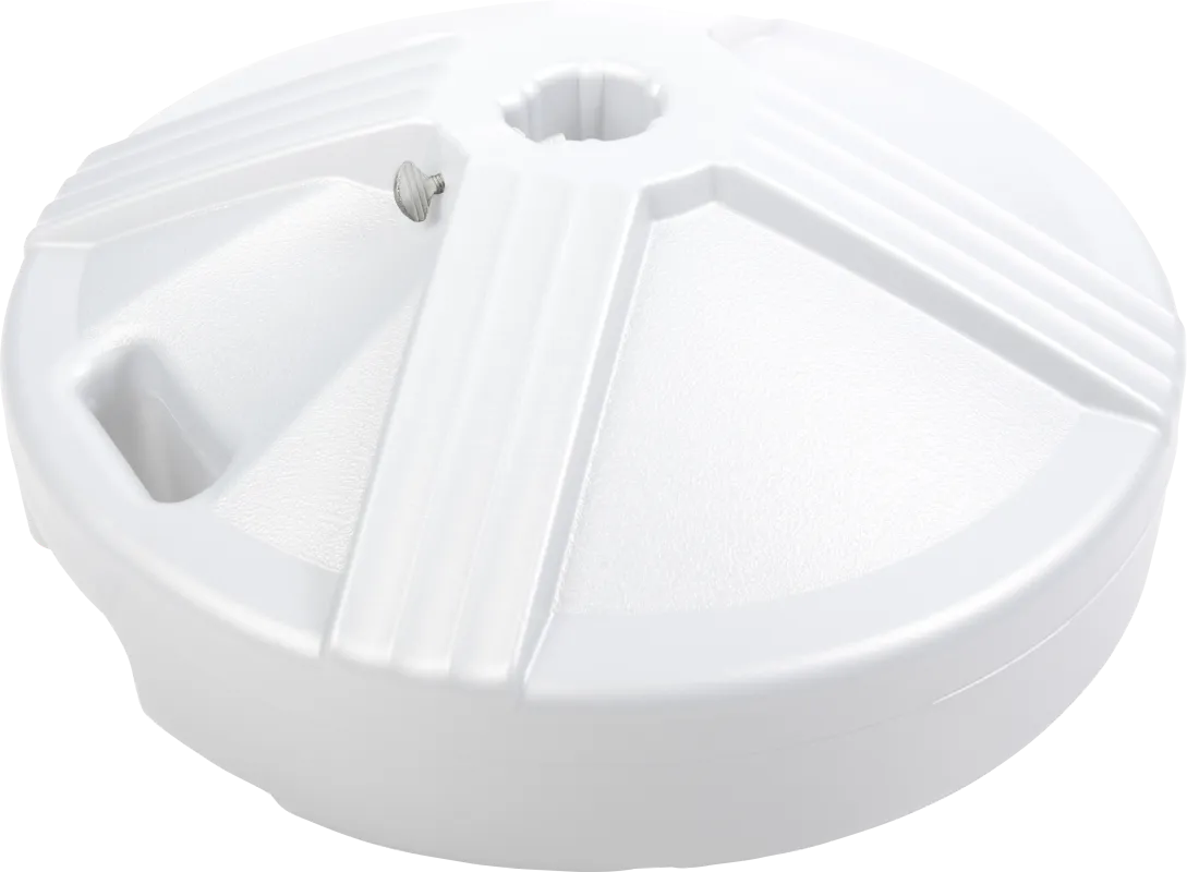 Neala White 50 lb. Dining Table Umbrella Base