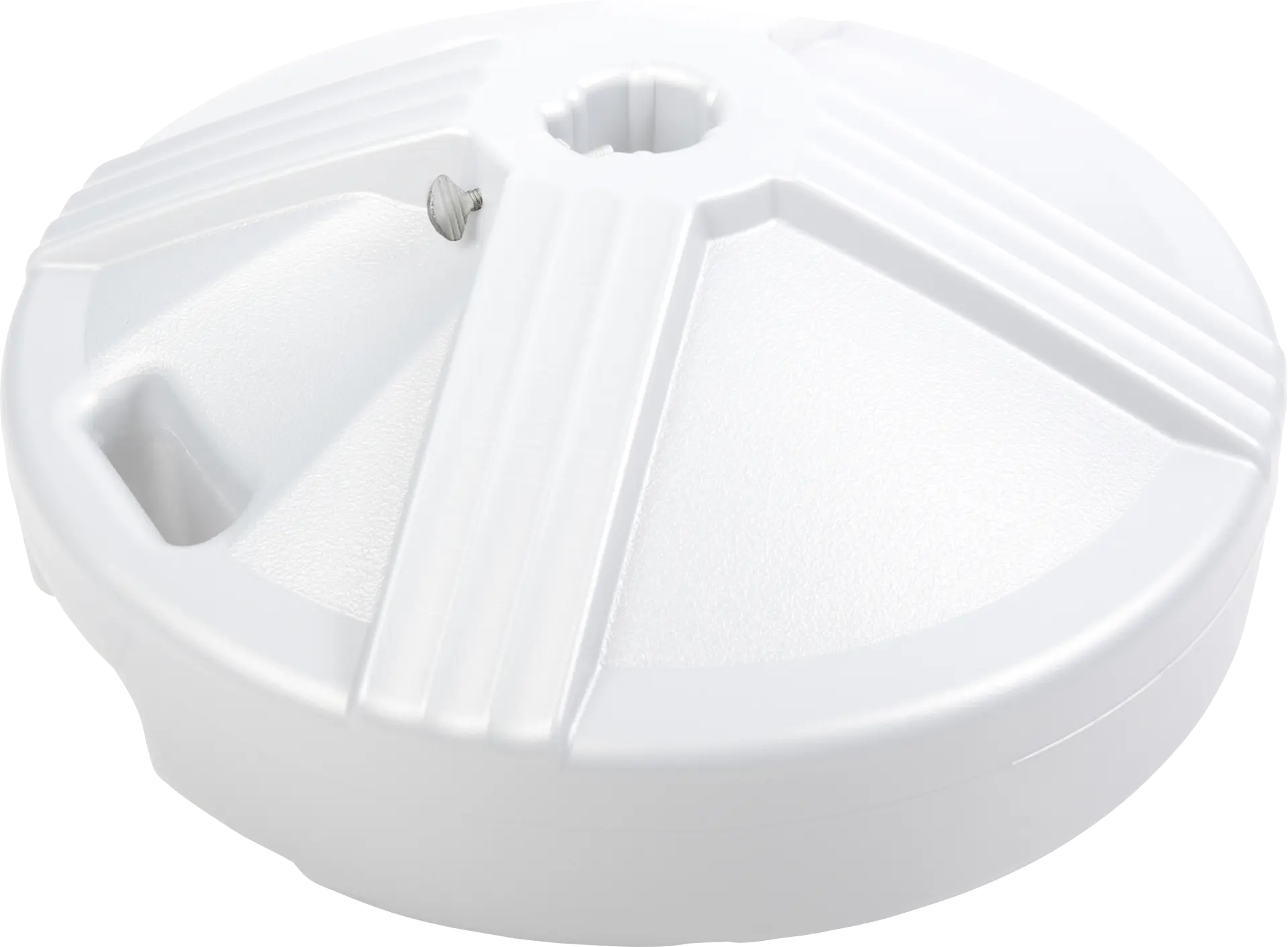 Neala White 50 lb. Dining Table Umbrella Base