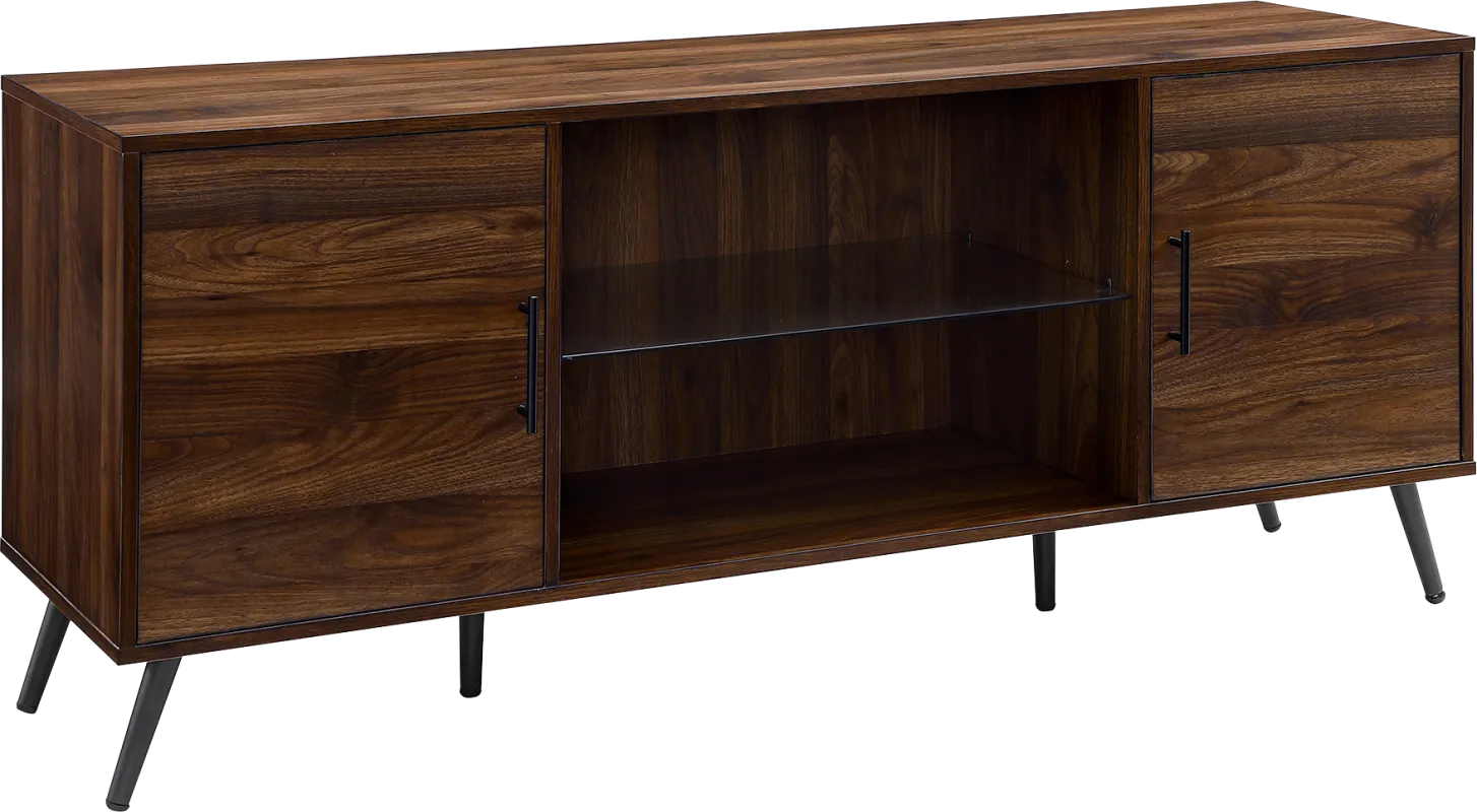 Hemwick Walnut 60 in. Console