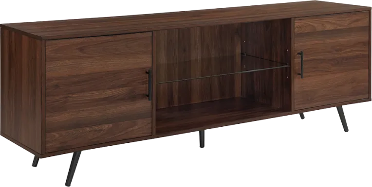 Verlie Walnut 70 in. Console