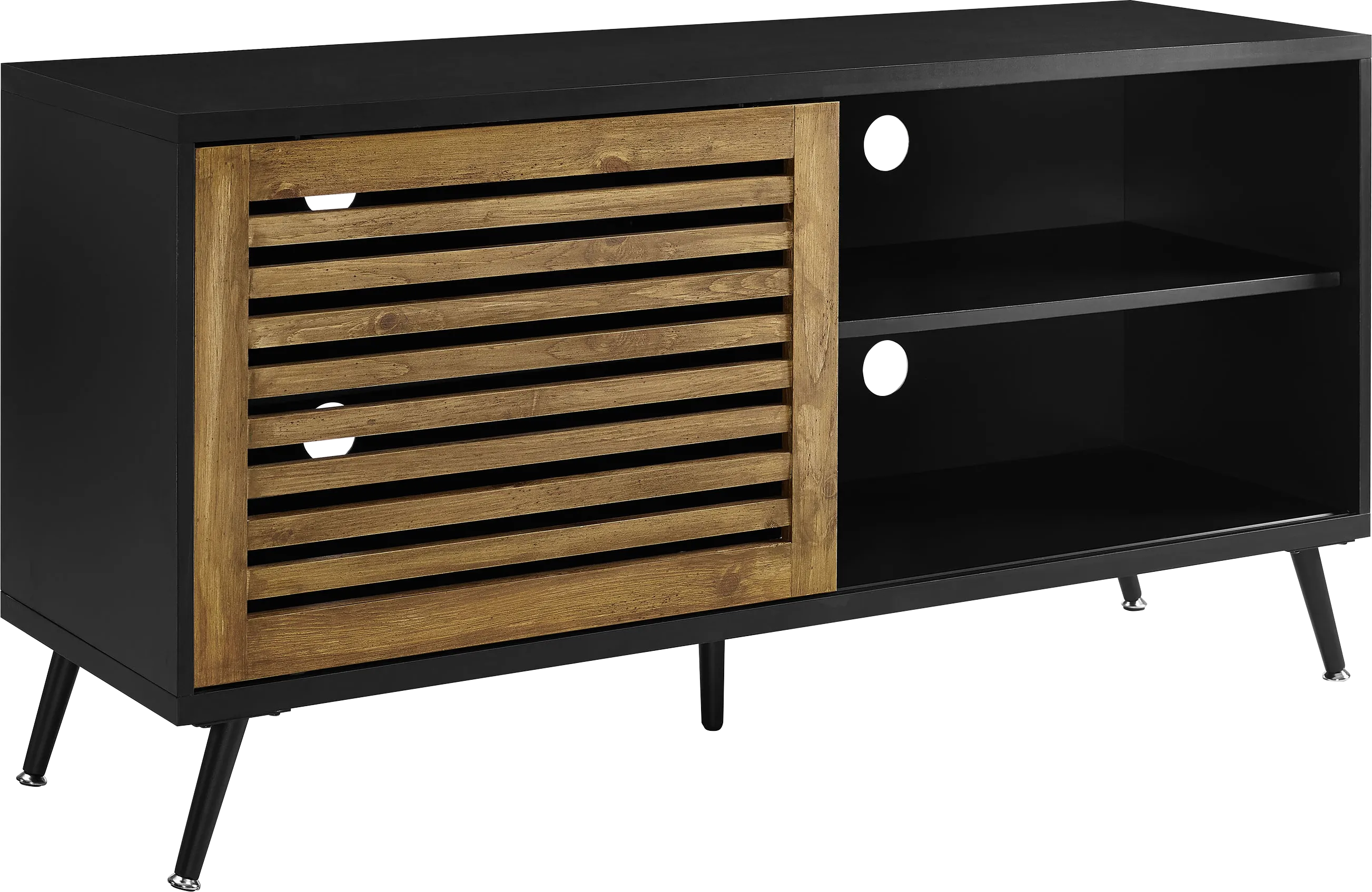 Valinda Black 52 in. Console - Thumbnail - Image 1