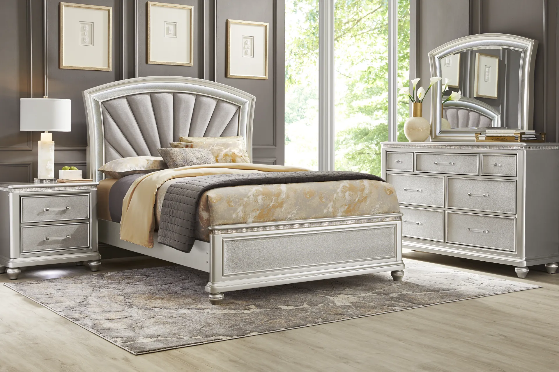 Starlet Lane Silver Dresser - Image 1