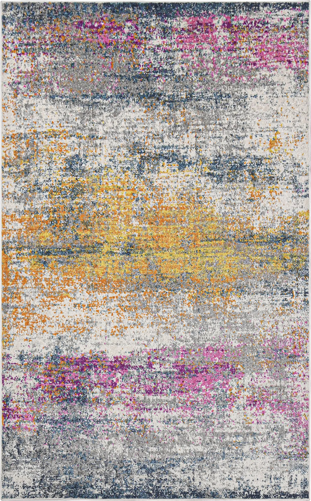 Calenora Orange/Pink 7'10 x 10'10 Rug - Image 1