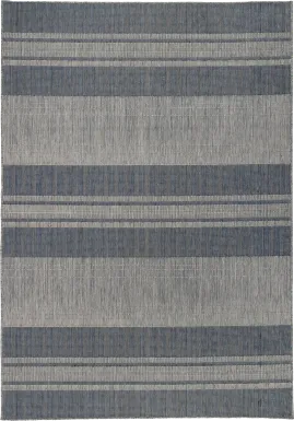Magston Blue 8' x 10' Indoor/Outdoor Rug