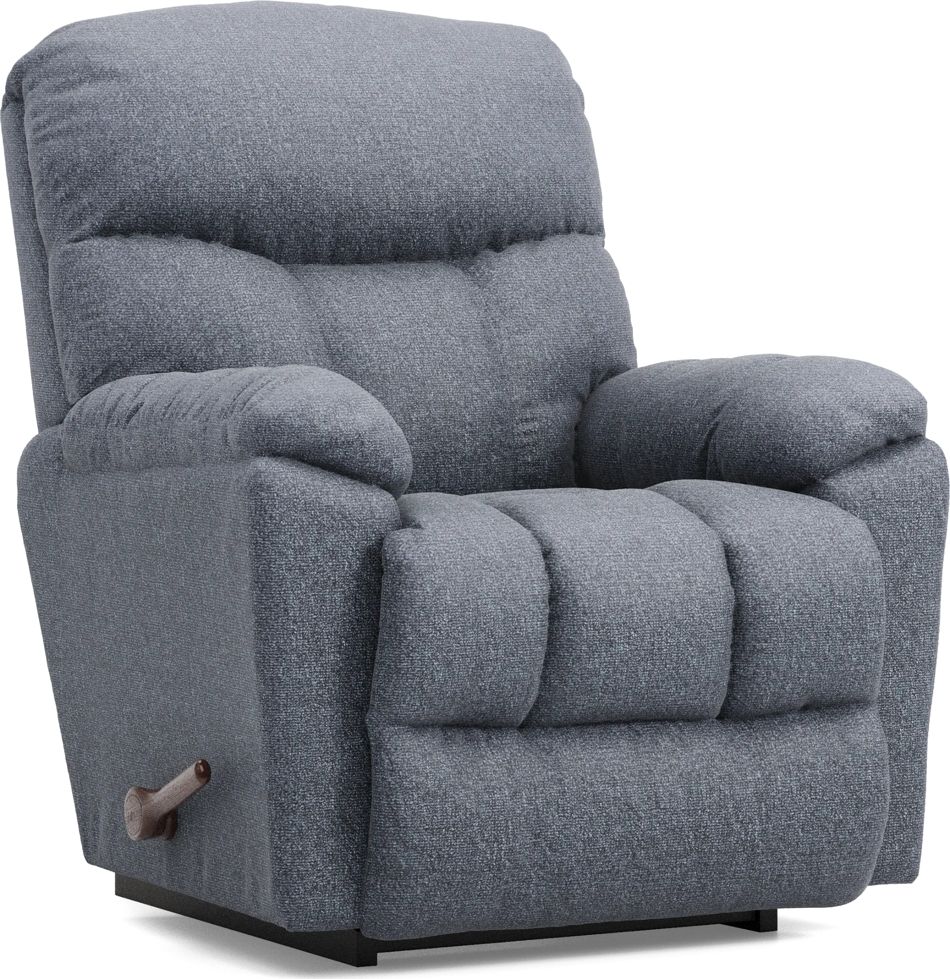 La-Z-Boy Morrison I Slate Blue Rocker Recliner - Image 1