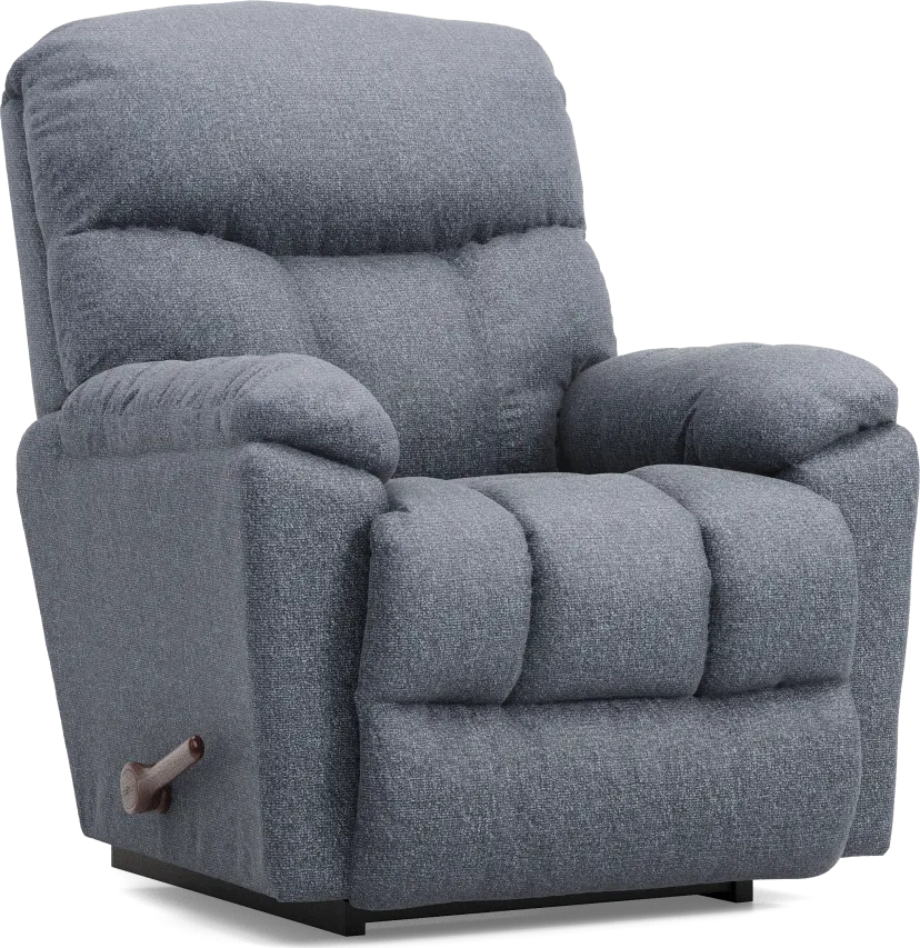La-Z-Boy Morrison I Slate Blue Rocker Recliner