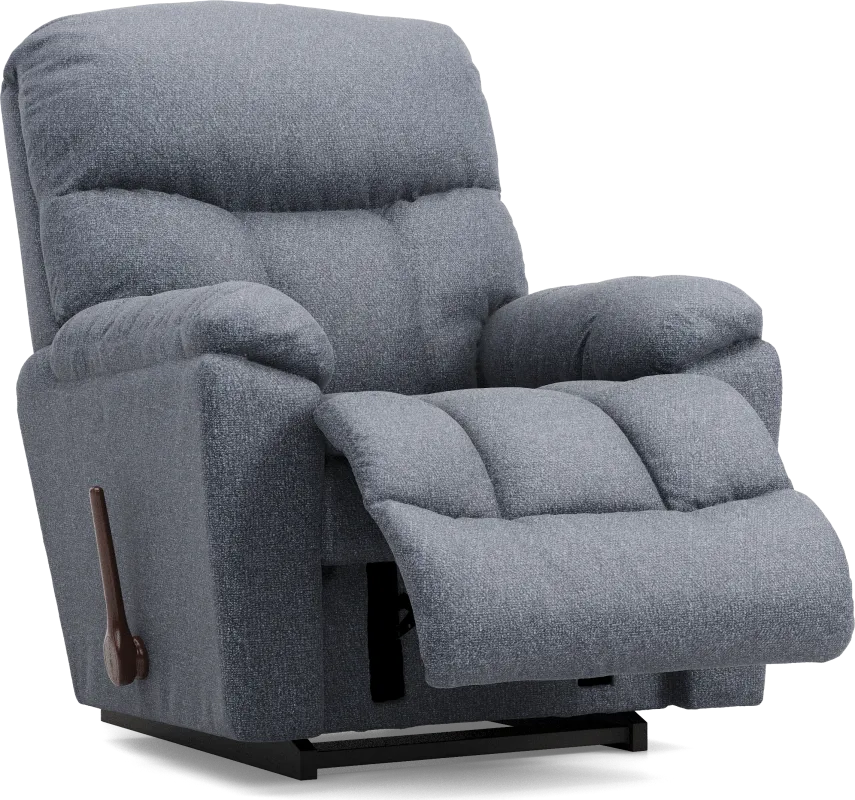 La-Z-Boy Morrison I Slate Blue Rocker Recliner