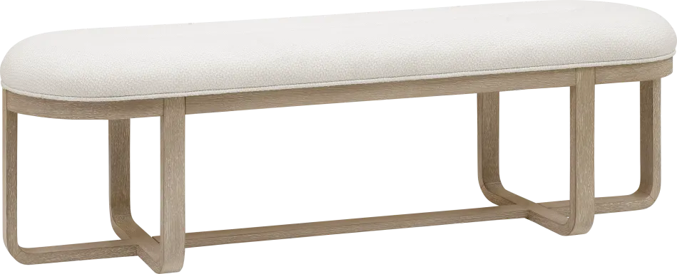 Canyon Sandstone Upholstered Dining Bench