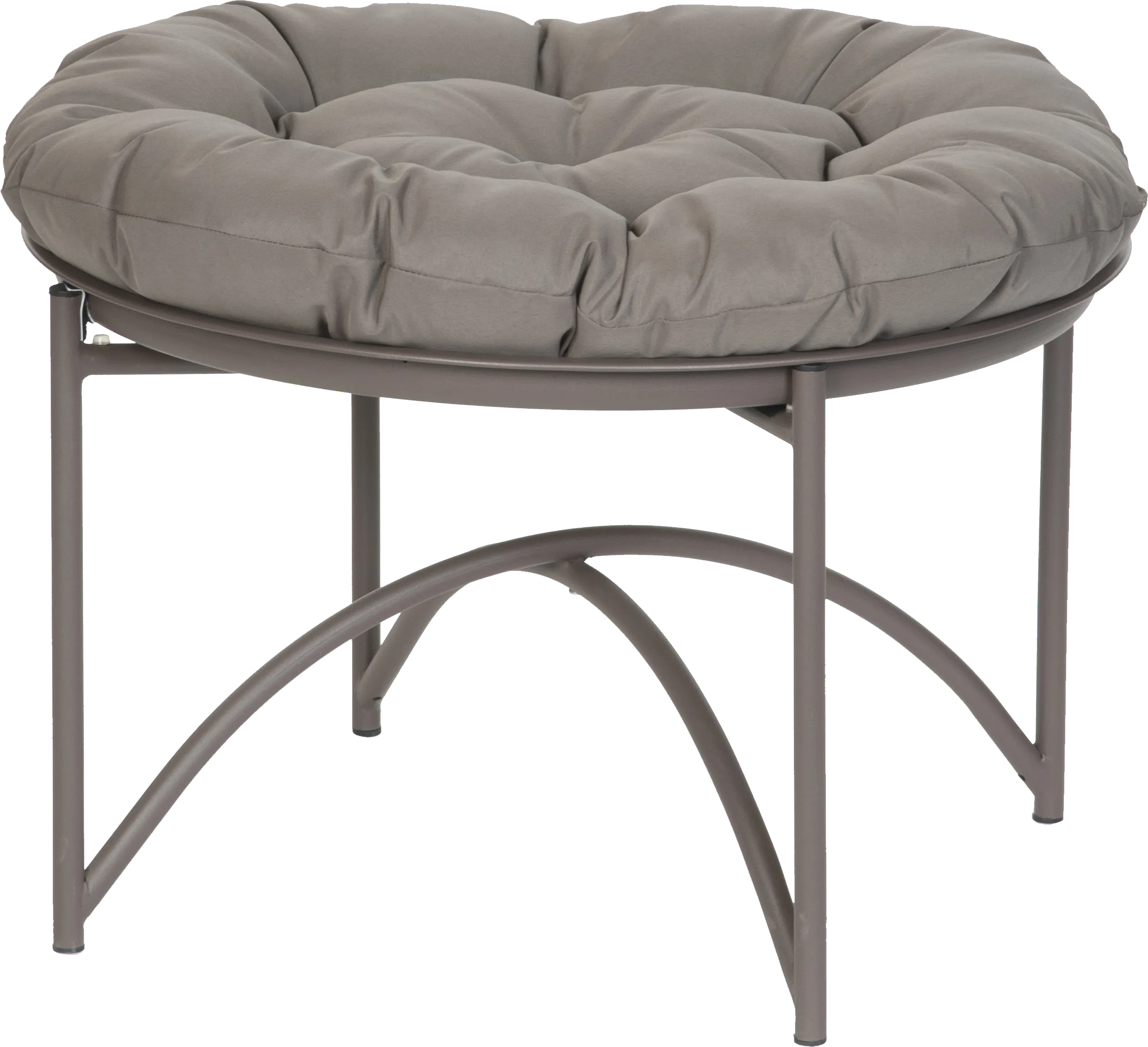 Outdoor Sanrevelle Beige Ottoman - Thumbnail - Image 1