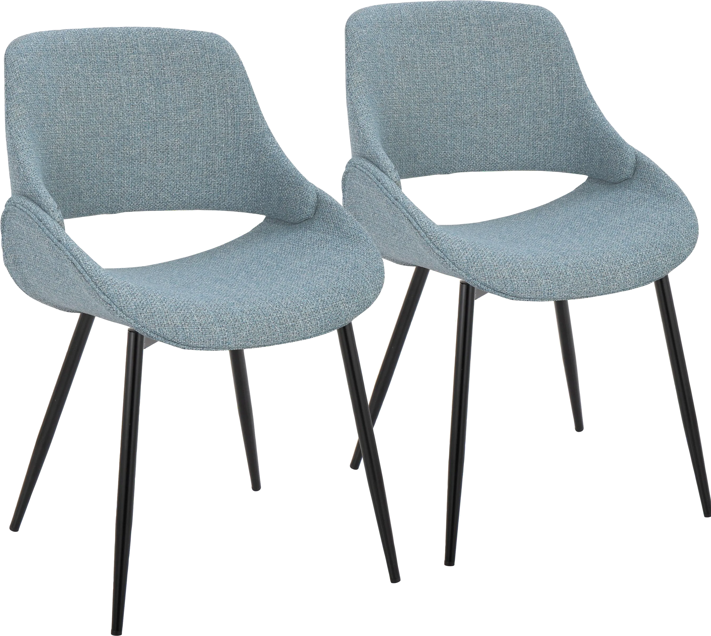 Stroble I Blue Dining Chair, Set of 2 - Thumbnail - Image 1