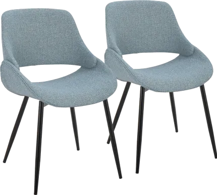 Stroble I Blue Dining Chair, Set of 2