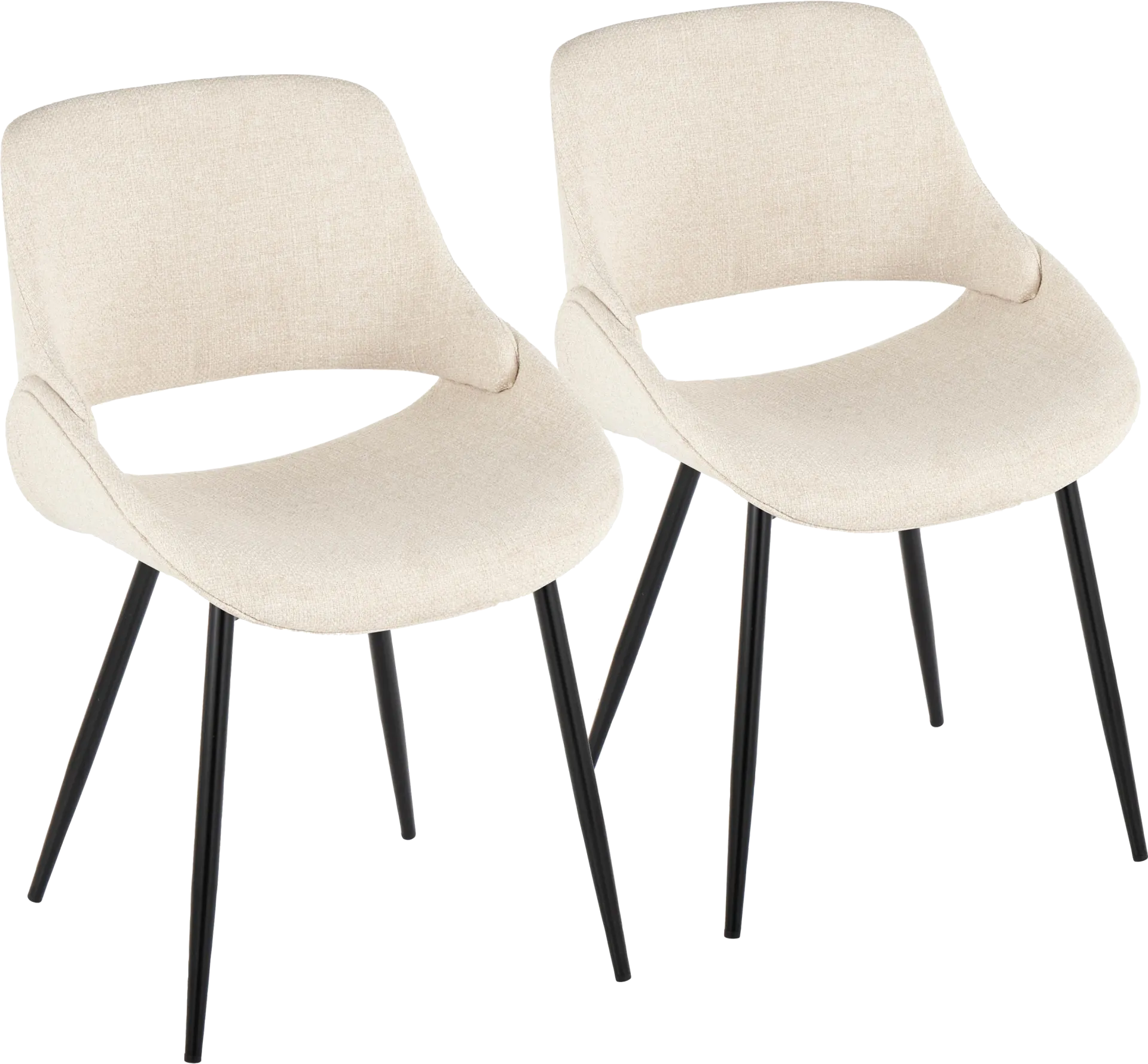 Stroble I Cream Dining Chair, Set of 2 - Image 1