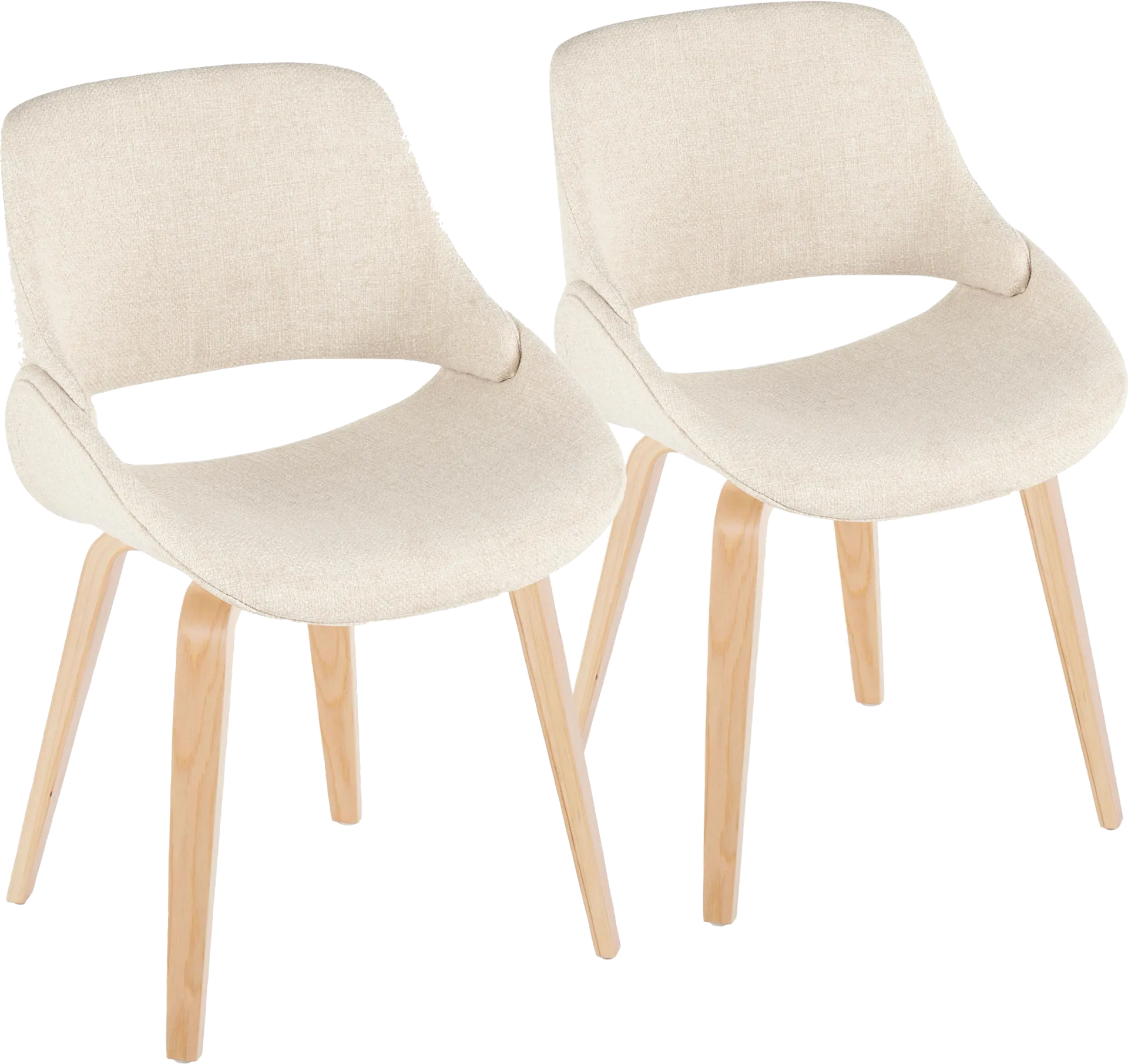Stroble IV Cream Dining Chair, Set of 2 - Image 1