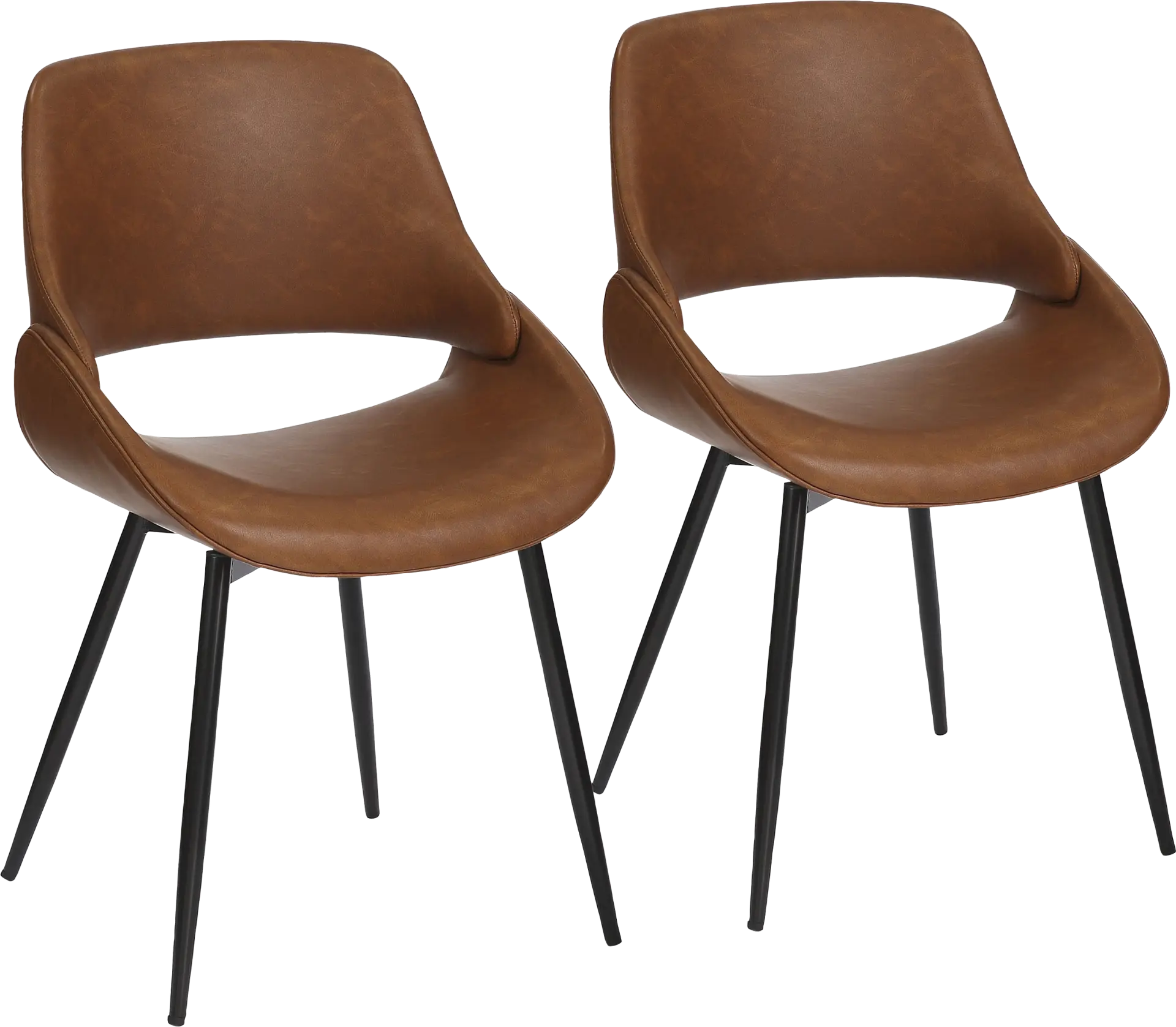 Stroble VI Camel Dining Chair, Set of 2