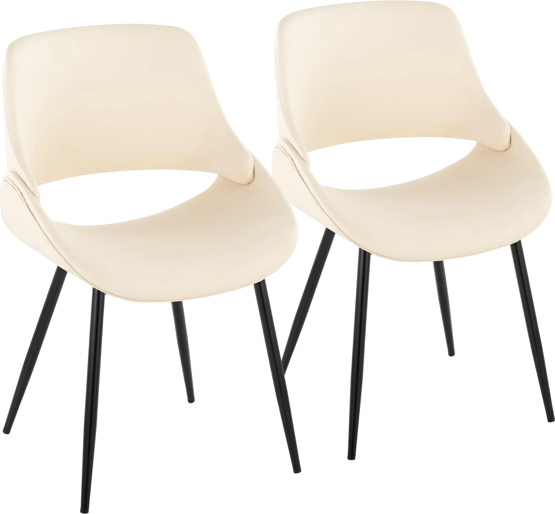 Stroble VI Cream Dining Chair, Set of 2
