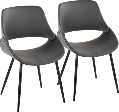 Stroble VI Gray Dining Chair, Set of 2