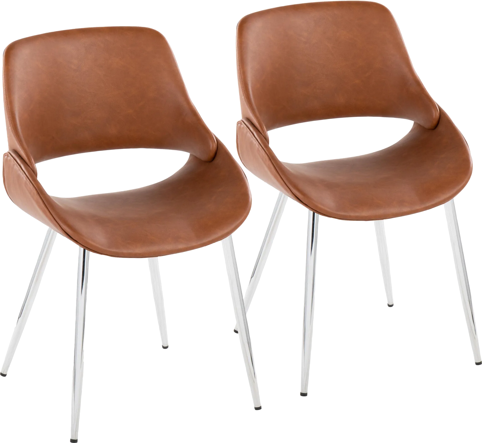 Stroble VII Camel Dining Chair, Set of 2 - Image 1