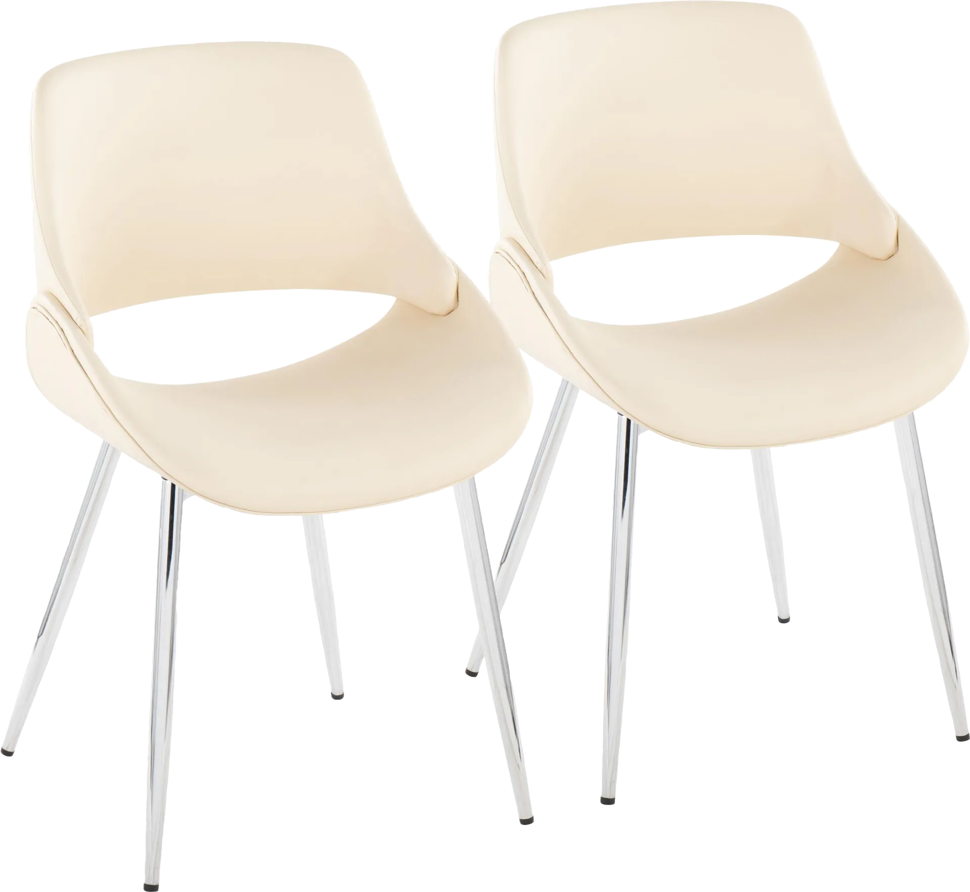 Stroble VII Cream Dining Chair, Set of 2 - Image 1