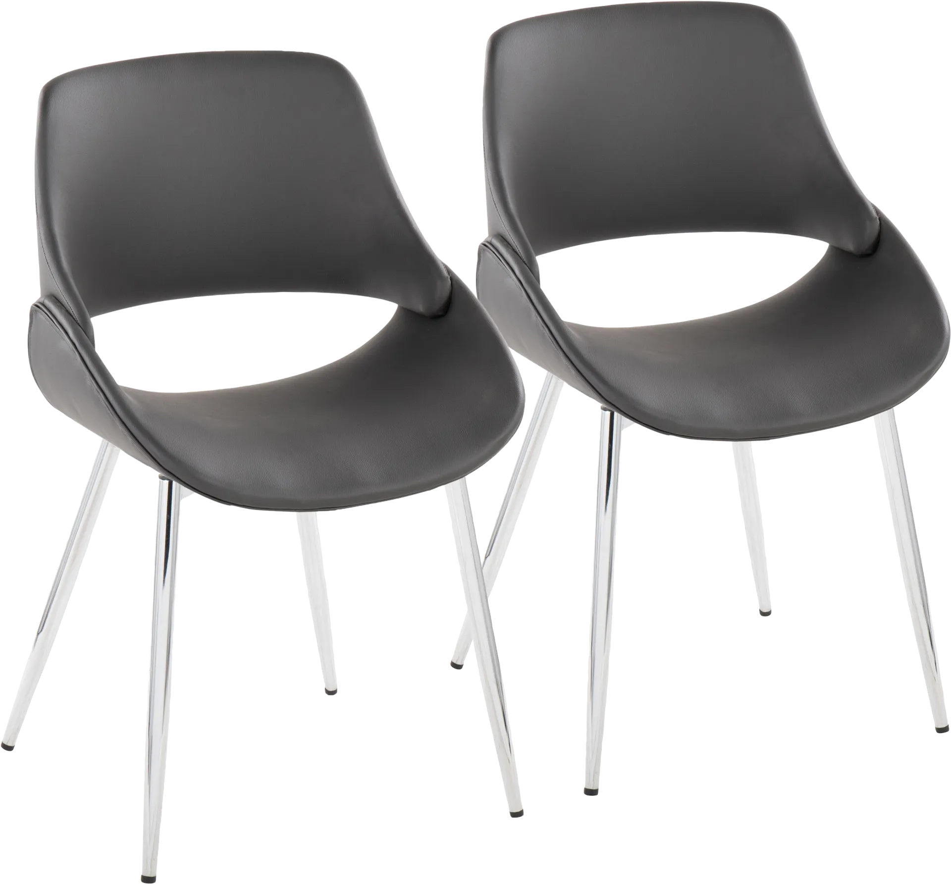 Stroble VII Gray Dining Chair, Set of 2 - Image 1