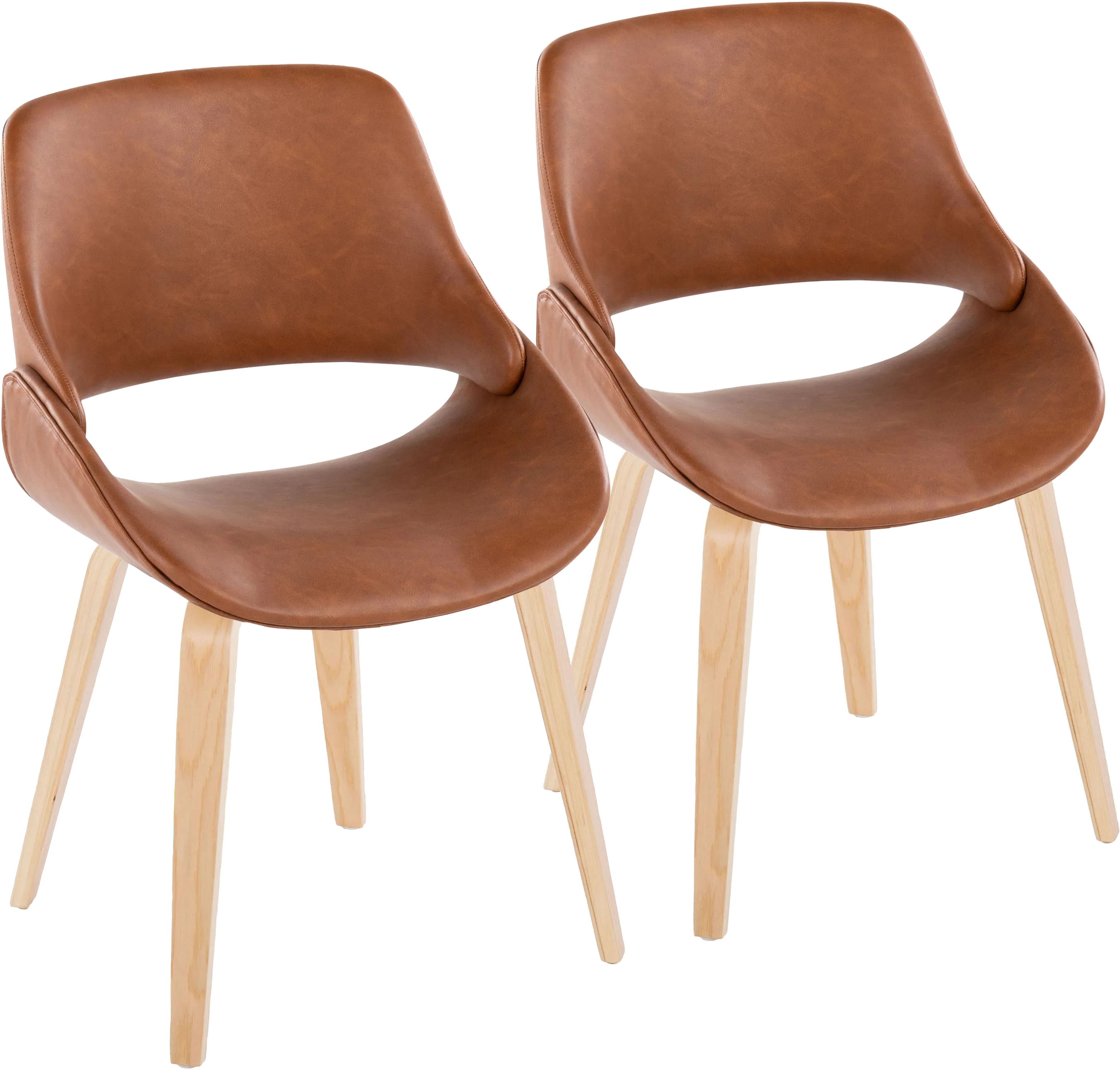 Stroble IX Camel Dining Chair, Set of 2