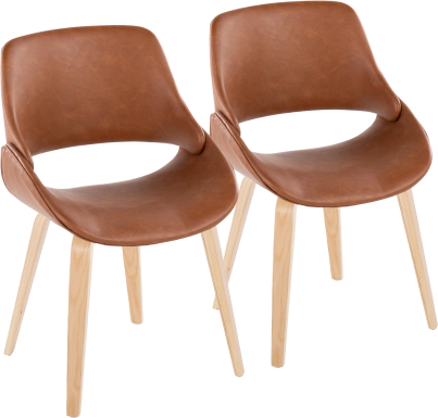 Stroble IX Camel Dining Chair, Set of 2