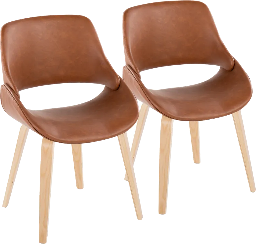 Stroble IX Camel Dining Chair, Set of 2