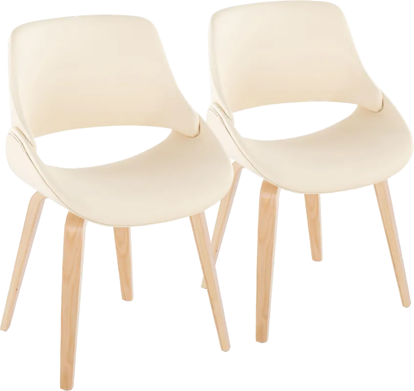 Stroble IX Cream Dining Chair, Set of 2