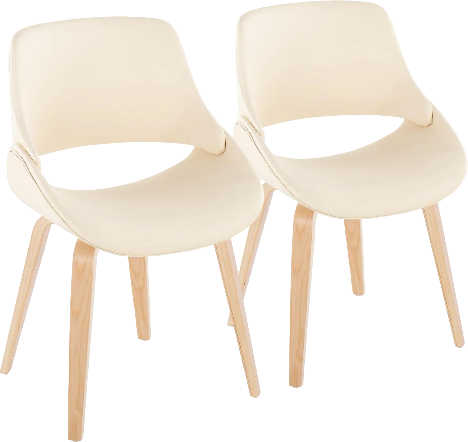 Stroble IX Cream Dining Chair, Set of 2