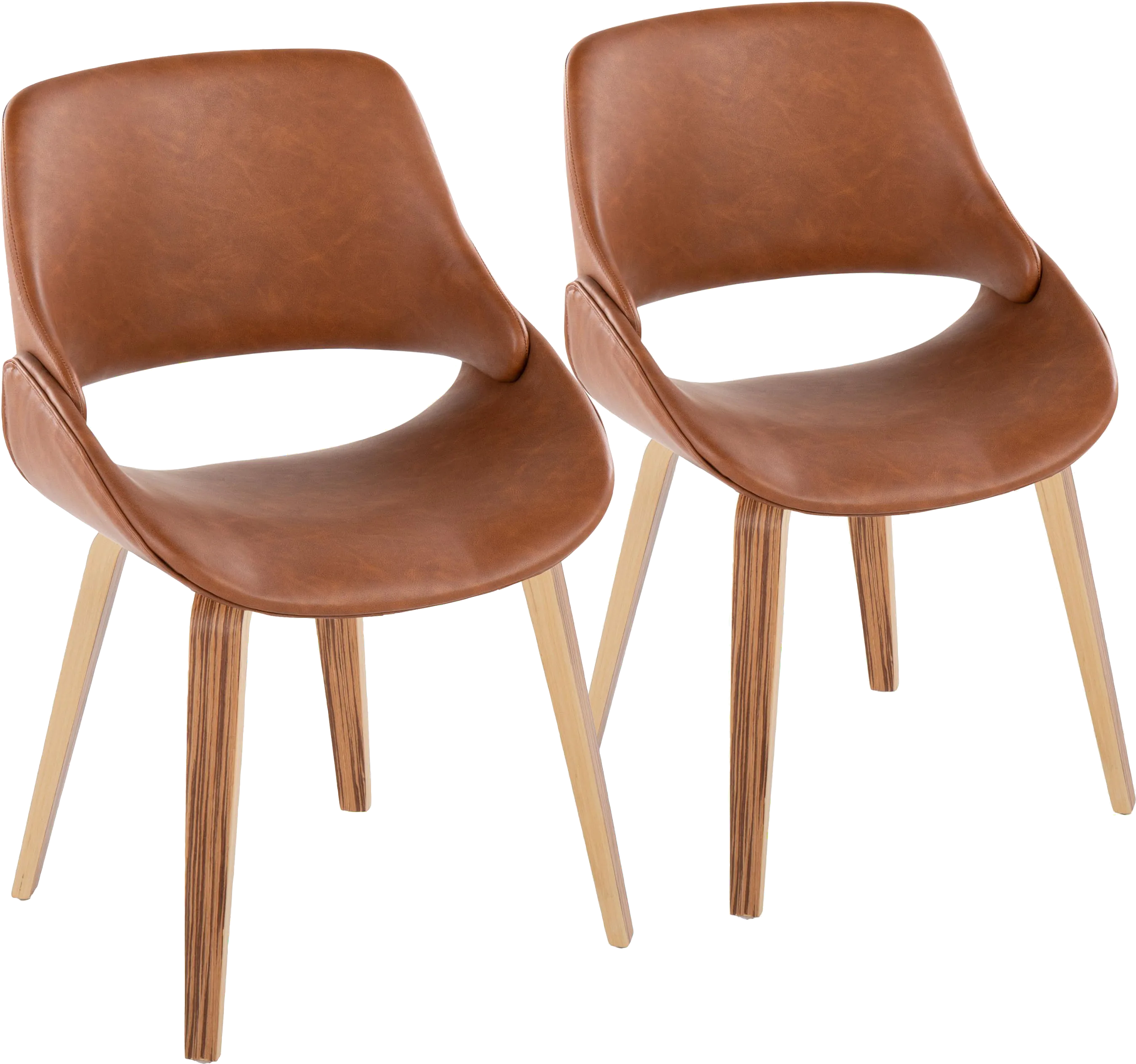 Stroble X Camel Dining Chair, Set of 2 - Thumbnail - Image 1