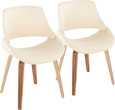Stroble X Cream Dining Chair, Set of 2
