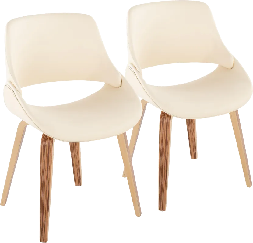 Stroble X Cream Dining Chair, Set of 2