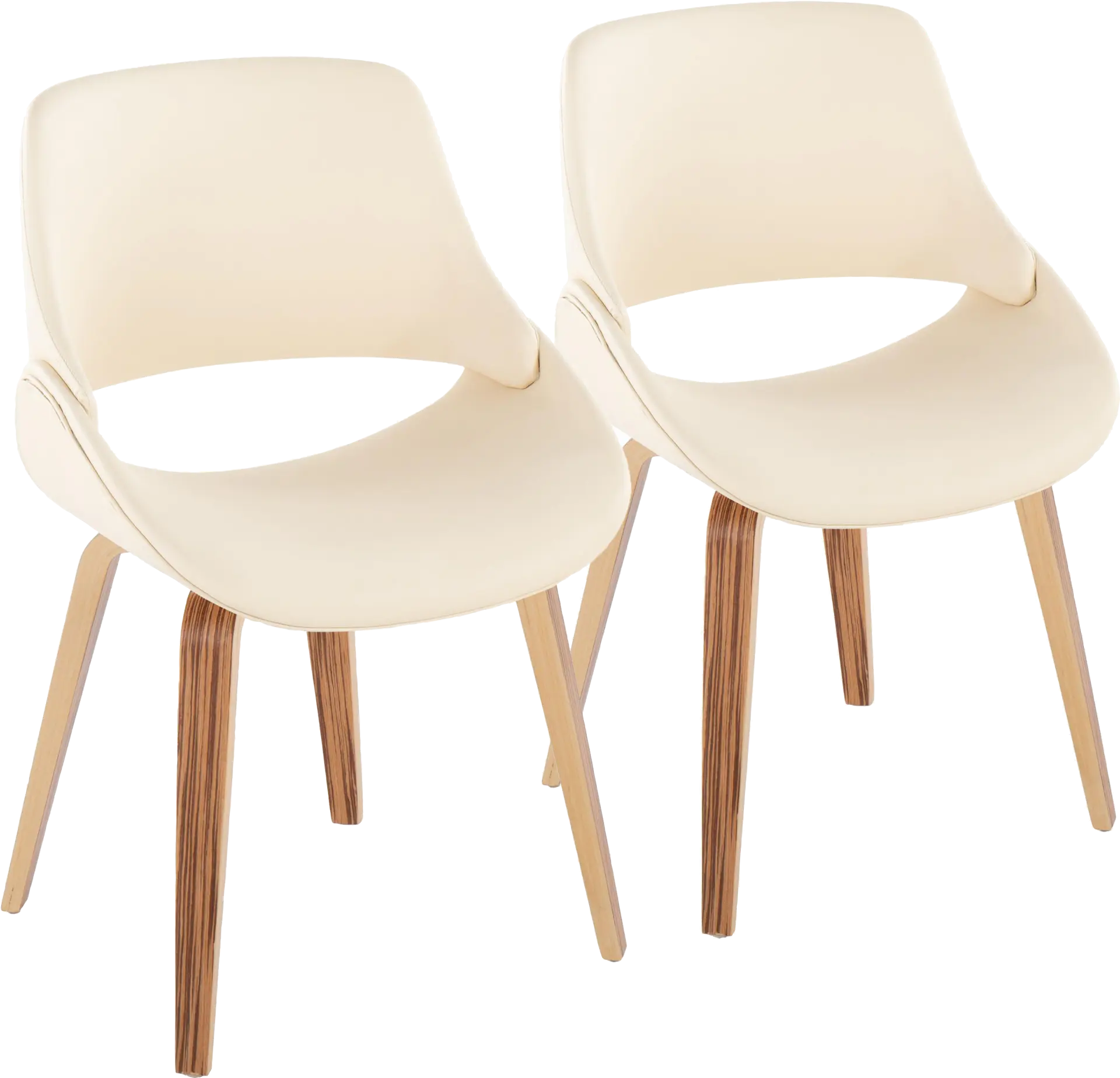 Stroble X Cream Dining Chair, Set of 2