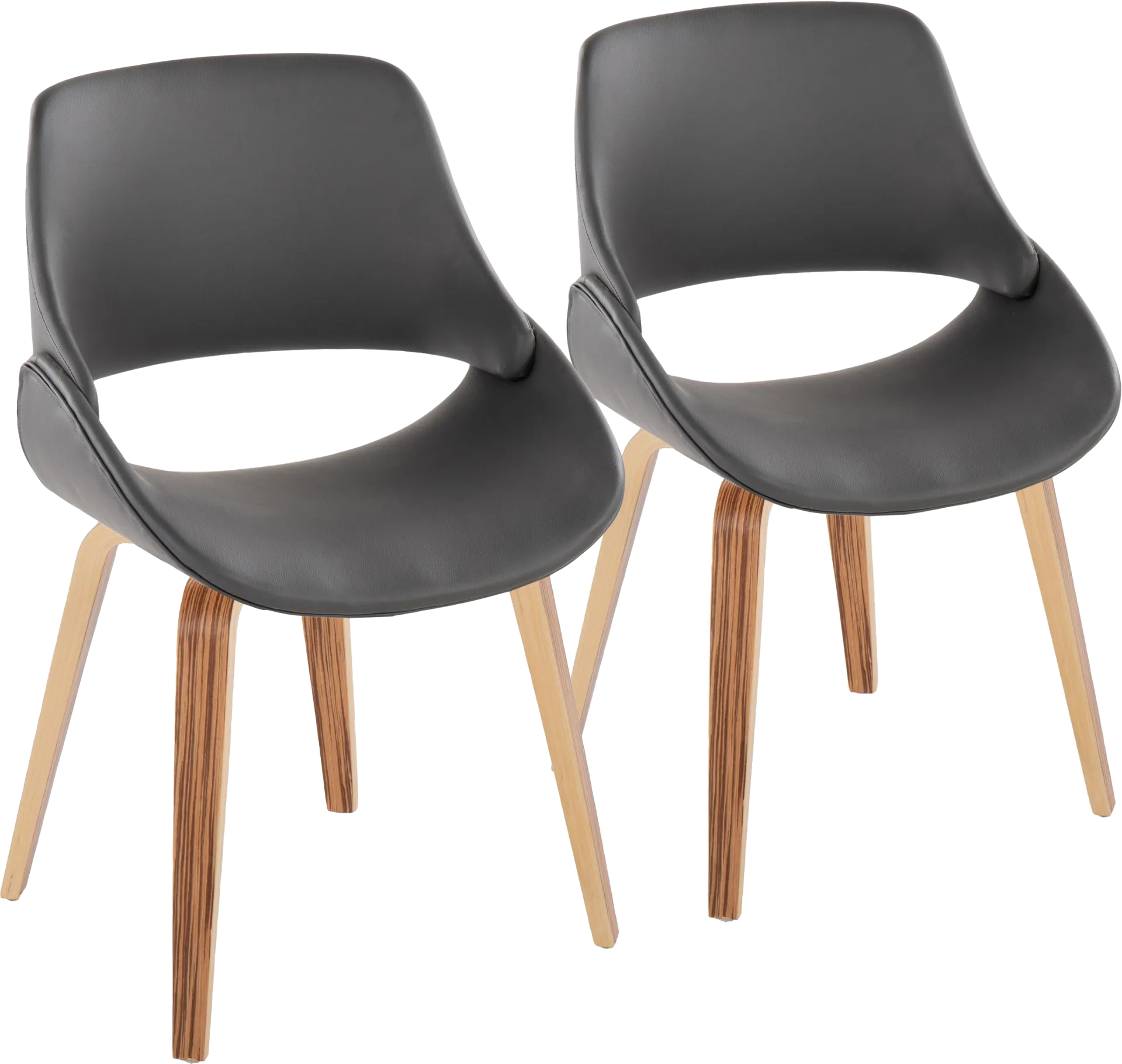 Stroble X Gray Dining Chair, Set of 2 - Image 1