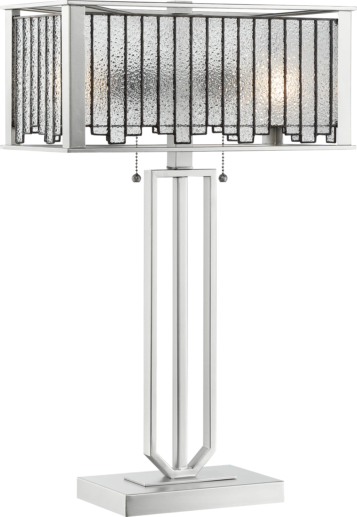 Mesa Alley Silver Lamp - Image 1