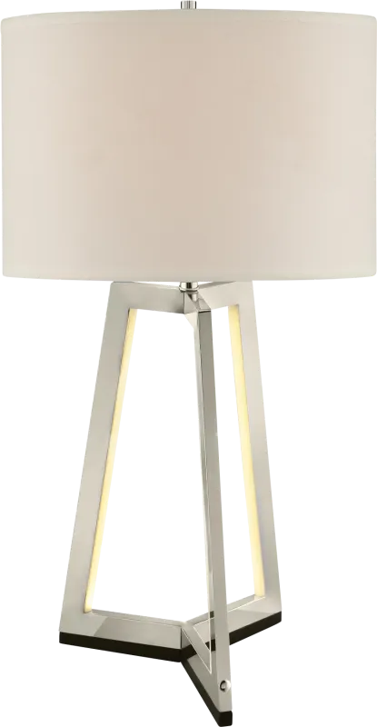 Oxnard Way Silver Lamp