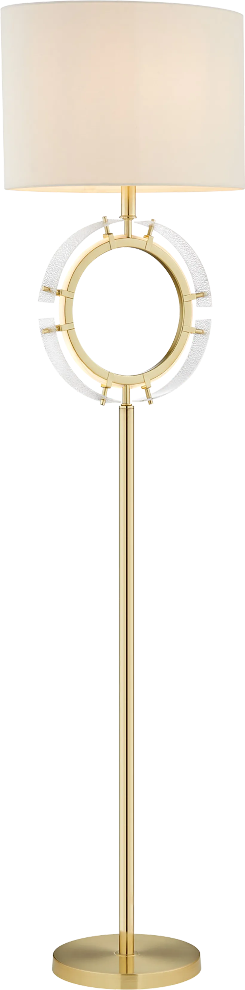 Plumosa Park Gold Floor Lamp