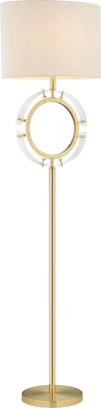 Plumosa Park Gold Floor Lamp