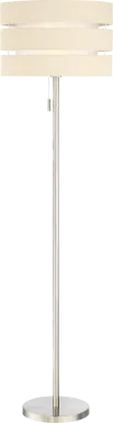 Quaylo Lane Silver Floor Lamp