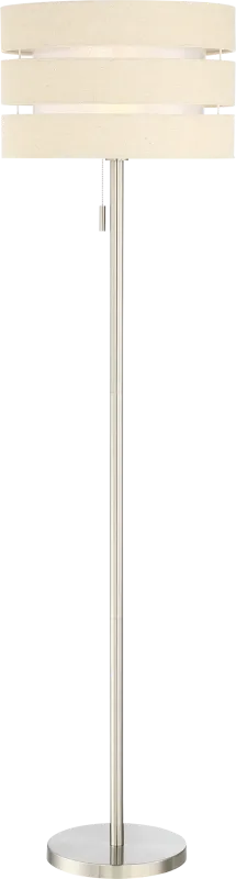 Quaylo Lane Silver Floor Lamp