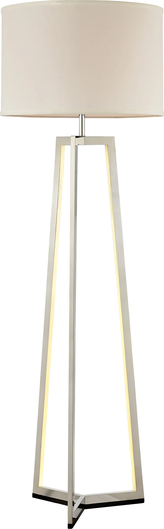 Oxnard Way Silver Floor Lamp