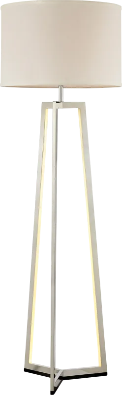 Oxnard Way Silver Floor Lamp