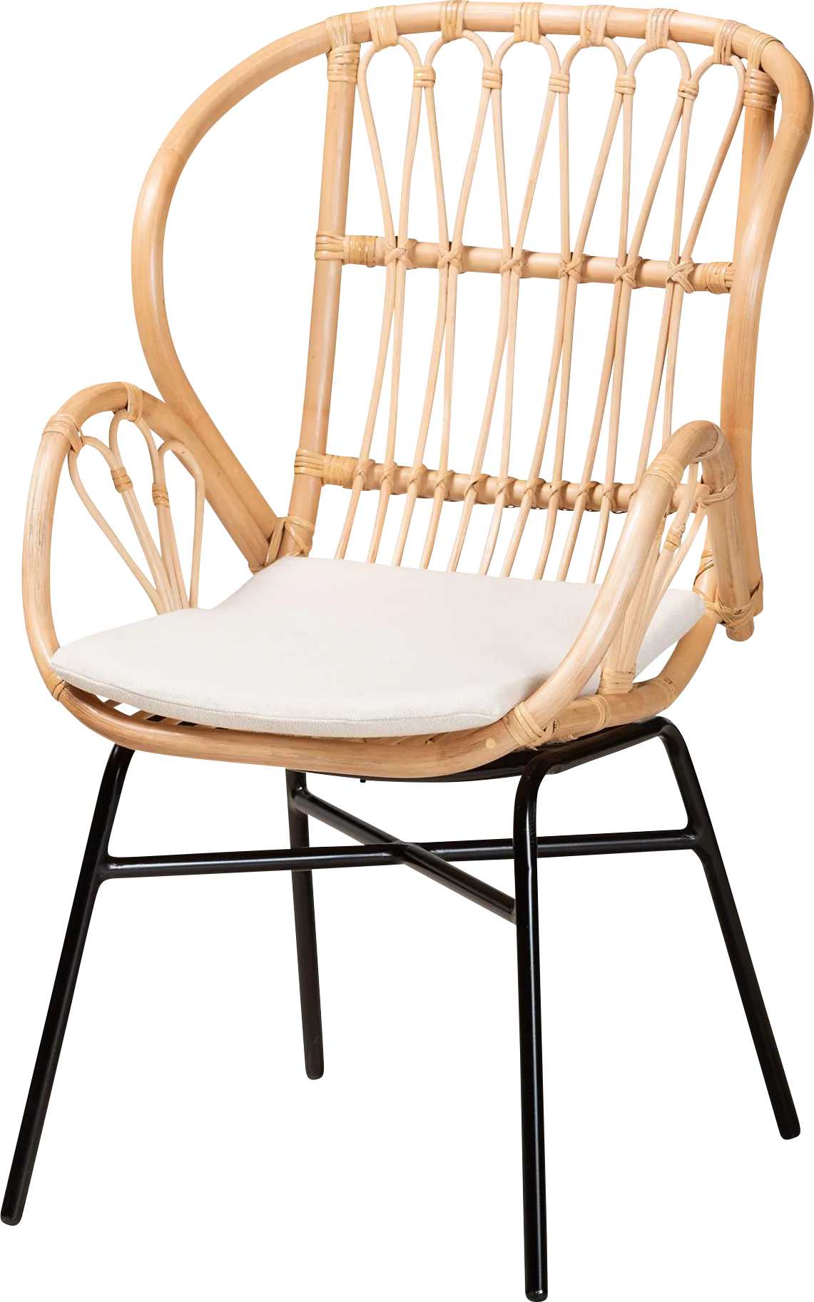 Enadia Brown Arm Chair - Thumbnail - Image 1