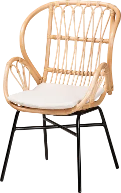 Enadia Brown Arm Chair