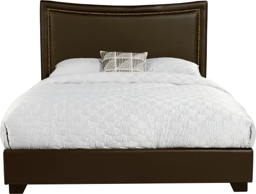 Genoa II Brown 3 Pc Queen Upholstered Bed