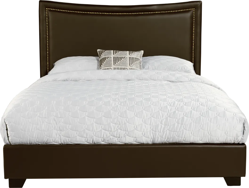 Genoa II Brown 3 Pc Queen Upholstered Bed