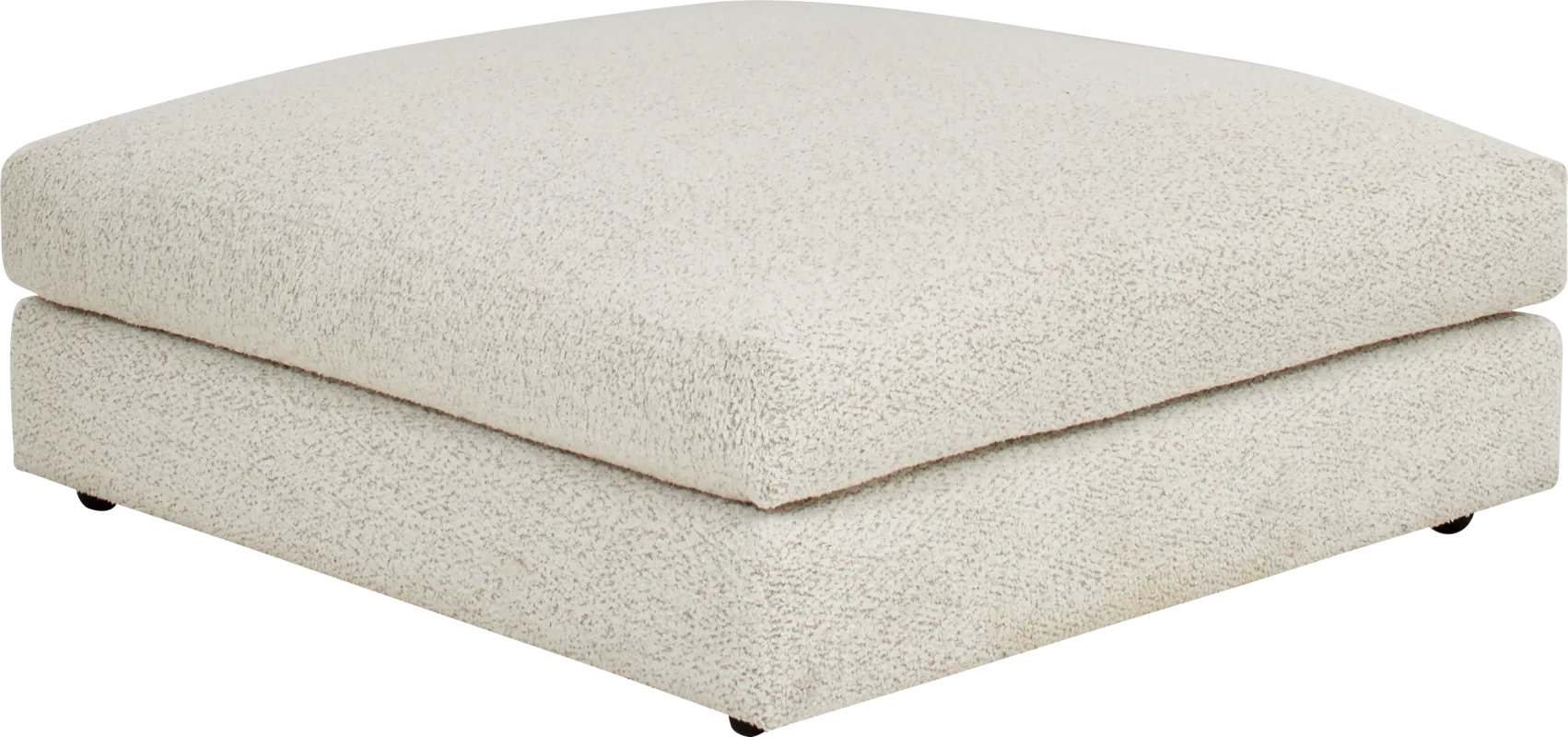 Montecito White Ottoman